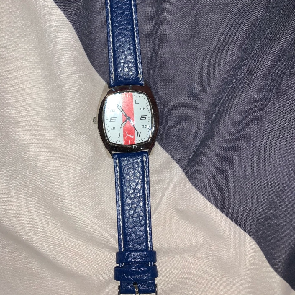 Navy blue Puma watch